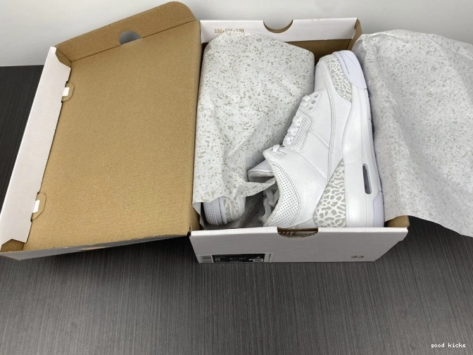 Rep White' 3 Air 'Triple Retro 429487-111 PS Jordan 0805
